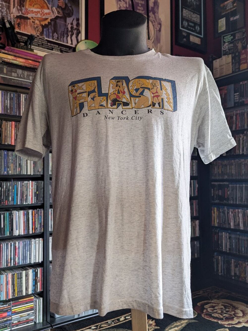FLASHDANCERS Gentlemen's Club New York City t-shirt size M vintage camp